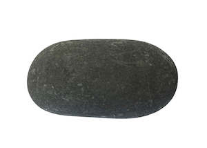 Natural Basalt Massage Contour Stone x 1