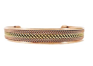 Merchandising: Copper Bracelet - Double Weave