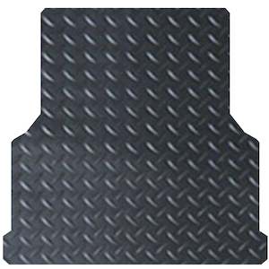 Checker Plate Rubber Ute Mat To Fit Holden Colorado RG Dual Cab Fitted with Fact…