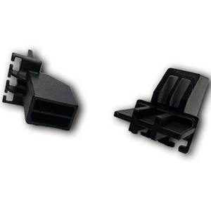 Replacement End Caps to suit VE-VF Holden Commodore Front Header Bar Extrusion - Pack of 2