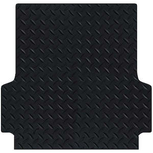 Checker Plate Rubber Ute Mat To Fit Ford Next Gen Ranger Dual Cab Fitted with Fa…