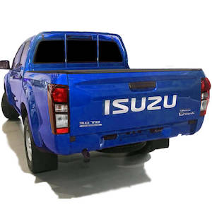 Clamp On Pro Drill-Less Tonneau Cover To Fit Isuzu D-Max Dual Cab Fitted With Fa…