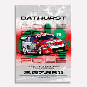 Posters: 2004 Bathurst 1000 Pole Position Poster (Pre-Order)