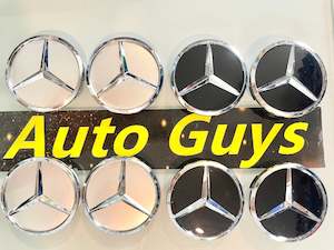 Motor vehicle part dealing - new: New! Set of 4 Mercedes-Benz Wheel Center Caps 60mm