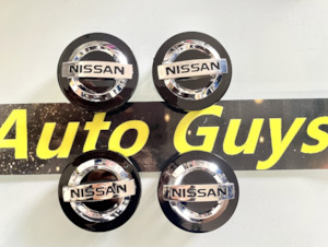 Motor vehicle part dealing - new: 4PCS Nissan Logo Wheel Center Hub Cap Rim