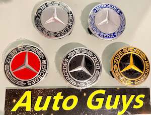 Motor vehicle part dealing - new: New!!! 74mm-75mm OEM MERCEDES BENZ Wheel Center Caps Hub Badge