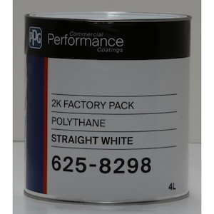 Protec 625-8298 Polythane 2K Straight White 4lt