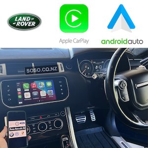 Car radio, CD or DVD-player installation and repair: Land Rover Range Rover Apple CarPlay and Android Auto Retrofit Kit