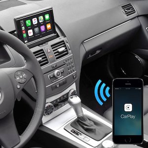 Car radio, CD or DVD-player installation and repair: Mercedes Benz NTG4.0 (2007-2012) CarPlay and Android Auto Upgrade Kit