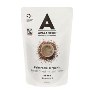 Coffee: Fair Trade Organic Strength 5 90gm Refil