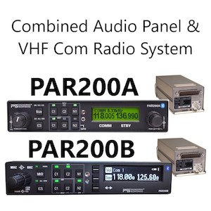 PAR200 Series – Audio Selector Panel & Com Radio – All in One