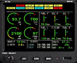 Electronics International – MVP-50T Turbine Engine Monitor & System for CE…