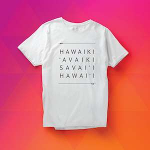 Tee: Hawaiki Tee - (White)