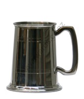 Pewter tankard plain 1Pt