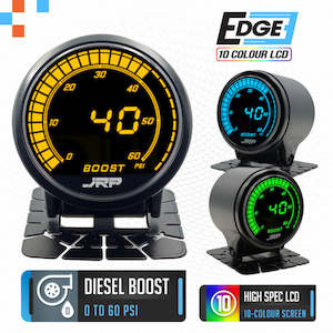 Automotive: JRP Edge Digital Diesel Boost Gauge Kit 0-30 OR 0-60 PSI 52mm