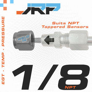 JRP EGT Bung 1/8 NPT Weld-On Stainless Steel