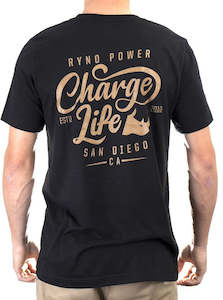 RYNO POWER T Shirt Charge Life Copper Large