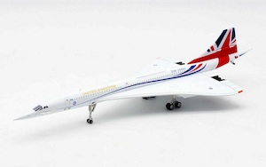 1: 200 UK Flag Concorde ZZ888RAF - AWESOME COLLECTABLES