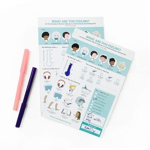 Emotional Warriors Feelings Notepad (age 5-12)