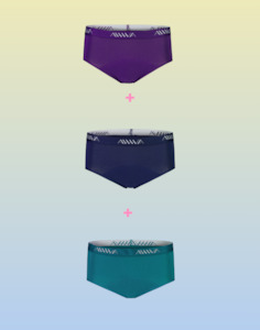 Lingerie: Teen Mixed Colours 3 Pack