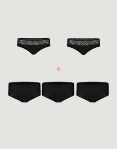 Lingerie: Heavy Period 5 Pack