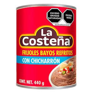 Refried beans with chicharron BBD APRIL 2024