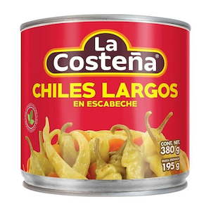 Chiles Gueros Largos 380g