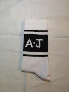 White A.J Socks