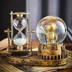 Astronaut Crystal Ball & Hourglass