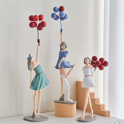 Balloon Girl Decorative Ornament