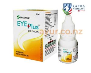 Herbal Eye Drops- Eye Plus Avoids Dryness, Removes Redness, Clears Itchiness 10ml