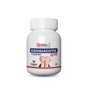 HerbalX Dermasooth XTR Capsule Psoriasis Eczema Fungal Infection Dermatitis 30 V…