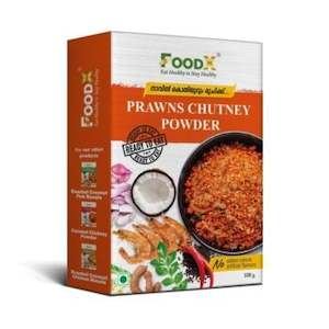 FoodX Healthy Tasty Prawns Chutney Powder 100% Natural product- 100gm