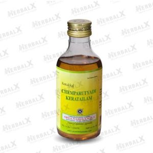 Grocery wholesaling: Kottakkal Chemparuthyadi Kera Tailam Treats Hairfall & Dandruff Boost Hair Growth Relieves Itching – 200ml