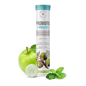 Wellbeing Nutrition: Probiotic + Prebiotic Effervescence - Specialist Formulated Probiotic Drink