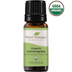 Organic Lemongrass Essential Oil - USDA Certified