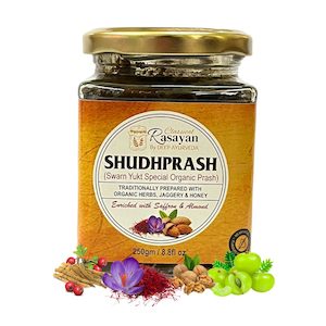 Natural Chawanprash (ShudhPrash) | Enriched with Saffron & Edible Gold