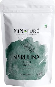 Muscle Gain Fitness: Organic Spirulina Powder 227g - USDA Certified