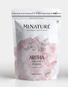 Organic Soapnut/Aritha Powder 227g - USDA Certified