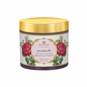 Face Packs: Petalsoft Anti-tan Rose Face Pack 70gms