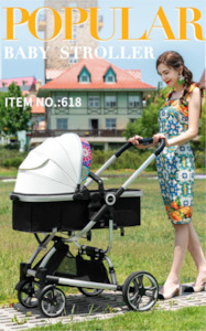 3-in-1 Baby Stroller with Bassinet & Complimentary Infant Capsule with Base