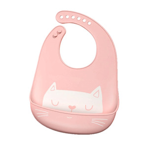 Hungry Kitty Soft Baby Bib