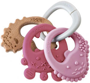 b.box Trio Teether-Blush