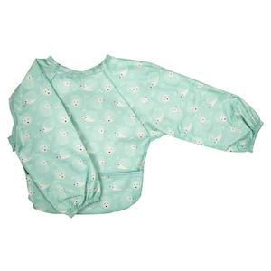 Silly Billyz Wipe Clean Long Sleeve Bib - Hedgehog