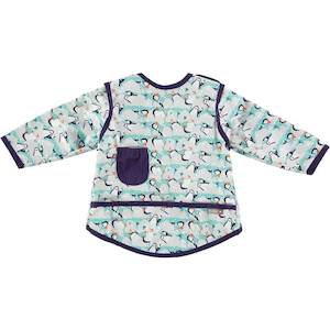 Close Pop-In Coverall Bib - Winter Penguin - 6 to 18 Months