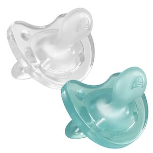 Chicco - Physio Soft Soother 0-6 mths - 2 pack (blue)