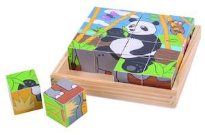 Baby wear: Big Jigs Wild Animal Cube Puzzle