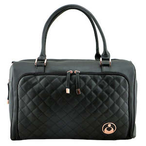 Double Zip Satchel - Ebony