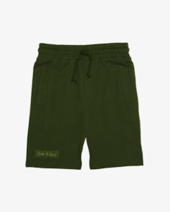 Shorts - Seam Front Army Green