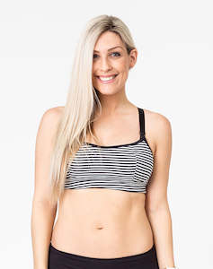 Maternity Activewear Bra - Fit2Feed Stripe